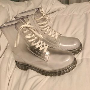 Clear Silicone Boots size 7